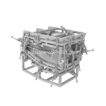 Molde rotacional PE personalizado Rotomold duradero Equipo agrícola Shell Rotomolding Mold